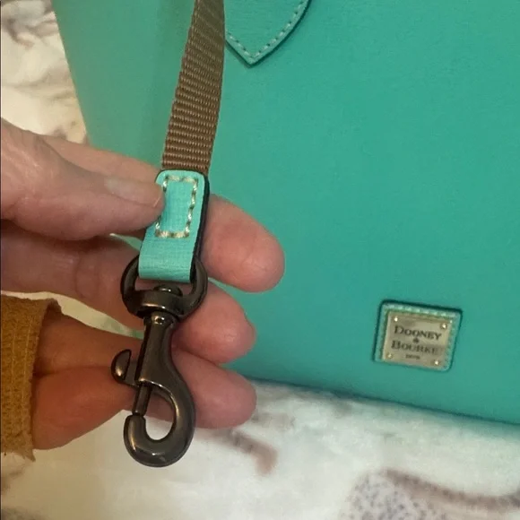 Dooney & Bourke Aqua Tote Bag - Picture 3 of 7